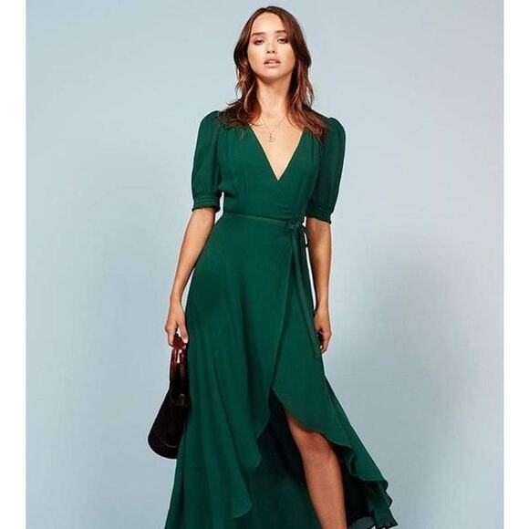 Reformation Dresses & Skirts - Reformation Green Maxi Dress
